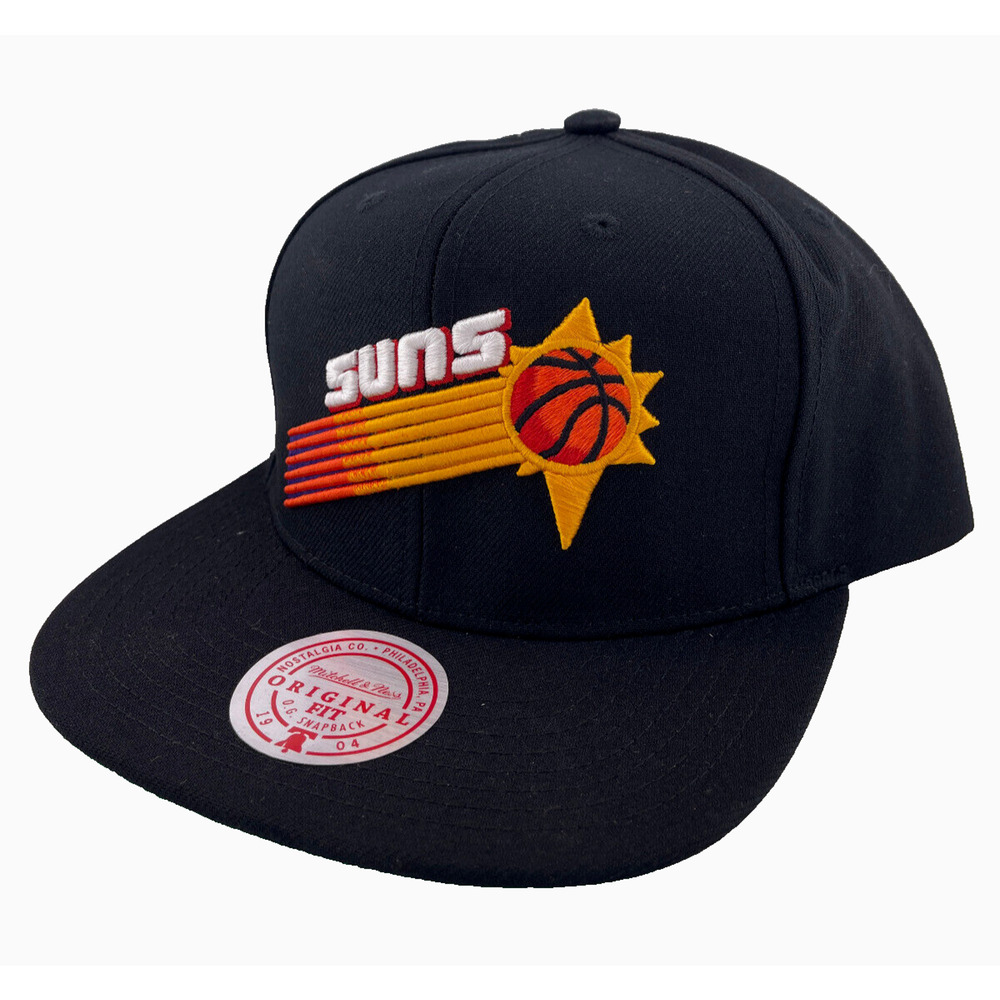 Mitchell & Ness Phoenix Suns NBA HWC Core Basic Black/Green UV Snapback Hat‎
